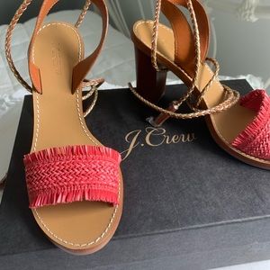 J Crew brand new sandals